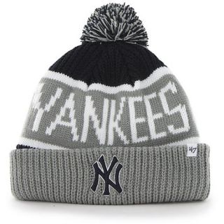 47 BRAND Mens New York Yankees Calgary Cuffed Knit Hat   Size Adjustable,