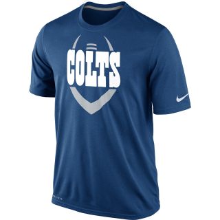 NIKE Mens Indianapolis Colts Dri FIT Legend Icon Short Sleeve T Shirt   Size
