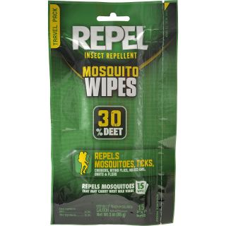 Repel Sportsmen Formula Insect Repellent Wipes
