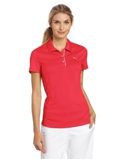Puma Golf NA Women's Tech Short Sleeve Polo Tee  Golf Shirts  Sports & Outdoors