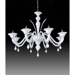 Cristalstrass Murano & Crystal Laguna 18 Light Crystal Chandelier