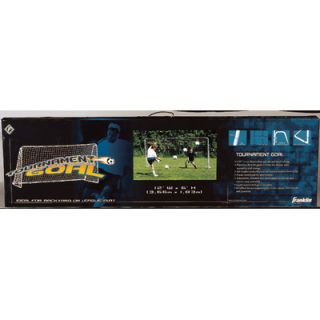 Franklin Sports Soccer Competition Steel Goal 6 x 12