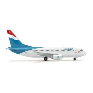 Herpa Wings Luxair 737 700 1500 Model Airplane Toys & Games