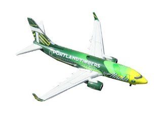 Gemini Jets Alaska Airlines B737 700 (Portland Timbers) 1400 Scale Airplane Model Toys & Games