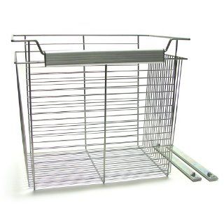 John Louis Home JLH 737 Wire Basket, 24 Inch Wide by 16 Inch Depth by 20 Inch Height   Closet Shelves