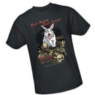 "Run Away Run Away"    Monty Python And The Holy Grail Adult T Shirt, Small Clothing