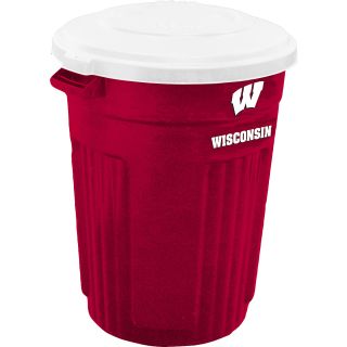 Wild Sports Wisconsin Badgers 32 Gal Trash Can (T32C WISC)