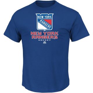 MAJESTIC ATHLETIC Mens New York Rangers Critical Victory VIII Short Sleeve T 