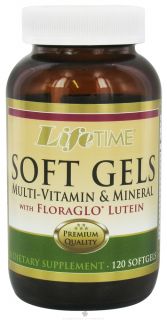 LifeTime Vitamins   Multi Vitamin & Mineral with FloraGLO Lutein   120 Softgels
