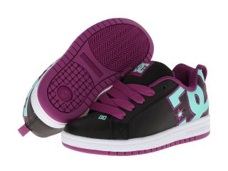 DC Kids Court Graffik Girls Shoes (Black)