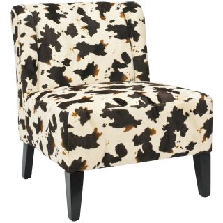 Safavieh Cow Hide Print Lounge Chair