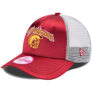 NEW ERA Womens USC Trojans Scripty Satin Mesh Back Cap   Size Adjustable,