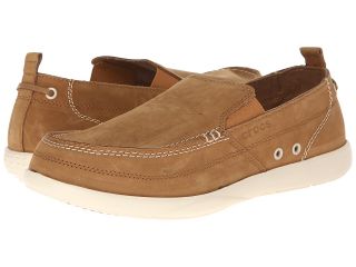 Crocs Harborline Nubuck Loafer Mens Shoes (Tan)