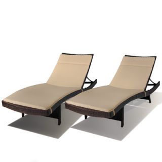 home loft concept outdoor wicker adjustable chaise lounge