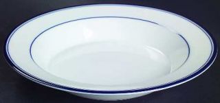 Dansk Allegro Blue(Portugal/Sri Lanka/Thailand Rim Soup Bowl, Fine China Dinnerw