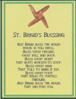 Saint Bridget/Brigid's Cross Irish House Blessing Holy Post Card  Other Products  