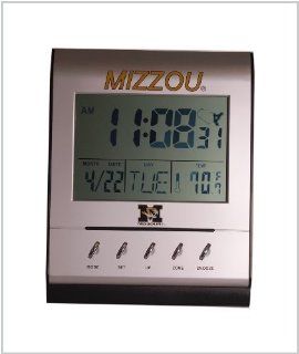MISSOURI TIGERS (MIZZOU) Collegiate Digital Atomic Clock  Wall Clocks  Sports & Outdoors