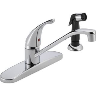 Peerless Faucets Single Handle Centerset Kitchen Faucet with Side