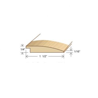 Moldings Online 0.27 x 1.5 Solid Hardwood Tigerwood Reducer in