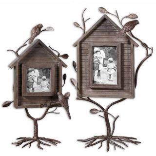 Bird House Picture Frame (Set of 2)