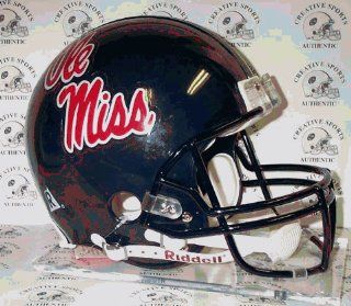 Mississippi Ole Miss Rebels   Riddell Authentic NCAA Full Size Proline Football Helmet  Sports Related Collectible Full Sized Helmets  Sports & Outdoors