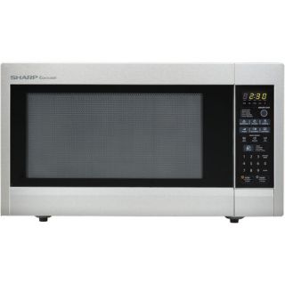 Carousel 2.2 Cu. Ft. 1200W Countertop Microwave Oven   Stainless Steel