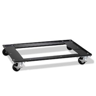 CommClad Commercial Cabinet Dolly, 5 1/2x27x5 1/2, Black
