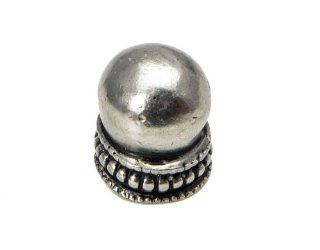 Carpe Diem Hardware 721 9 Hardware 721 9 Classic Small Round Knob with Beaded Treatment on Bottom Chalice Knob, 3/4 Inch   Cabinet And Furniture Knobs  