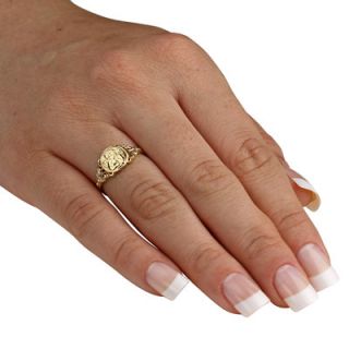Palm Beach Jewelry 10K Gold Angel Ring