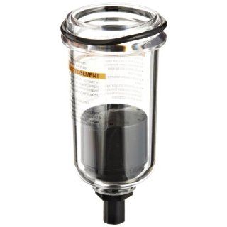 Parker PS722P Polycarbonate Bowl with Automatic Float Drain for 06, 11F and 06E Series Filter/Regulator, 4.4oz Capacity, 15 to 250 psig Compressed Air Combination Filters And Regulators
