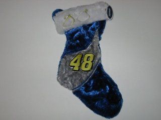 JIMMIE JOHNSON #48 17" PLUSH CHRISTMAS STOCKING with Car # & Car Colors Sports & Outdoors
