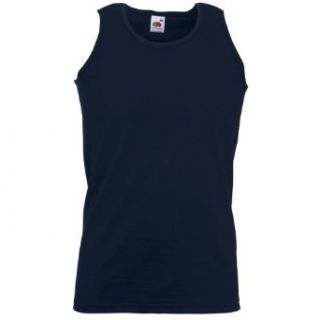 Fruit Of The Loom Ladies Lady Fit Sleeveless T Shirt / Vest (XS) (Deep Navy) Fashion Vests