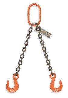 Chain Sling, G80, DOS, Aly Stl, 6 1/2 ft L   Hoists  