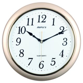 Wall Clock with Black Frame