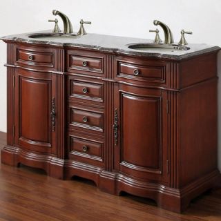 Legion Furniture 58 Solid Wood Double Sink Vanity Set