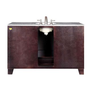 Silkroad Exclusive Naomi 55” Single Sink Cabinet Bathroom Vanity Set
