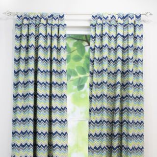 Chooty & Co See Saw Felix Cotton Tab Top Curtain Panel