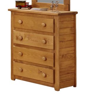 Jumbo 4 Drawer Dresser with Mirror