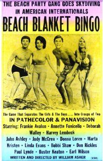 Beach Blanket Bingo 14" X 22" Vintage Style Concert Poster  Prints  