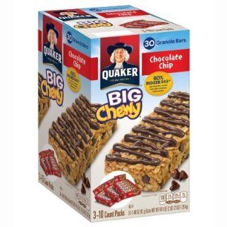 Quaker Big Chewy Granola Bars   30 ct.  Granola And Trail Mix Bars  Grocery & Gourmet Food