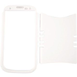 Cell Armor I747 RSNAP A008 BH Rocker Series Snap On Case for Samsung Galaxy S3   Retail Packaging   Rubberized Snap On, White Cell Phones & Accessories