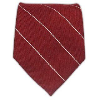 Wool Red Striped Tie at  Mens Clothing store