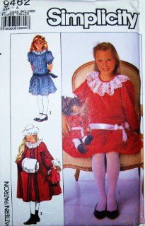 SIMPLICITY Sewing Pattern 9462 Very Rare VINTAGE ~ (Size 6 14)  Little Girls' Dress, Lined Cape, Hat & Muff ~ replica American Girl Samantha 