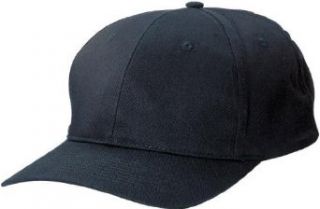Port and Company Youth 6 Panel Twill Cap, Black Baseball Caps Clothing