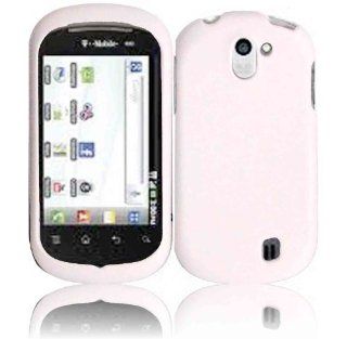 White Hard Case Cover for LG Doubleplay C729 LG Flip 2 II Cell Phones & Accessories