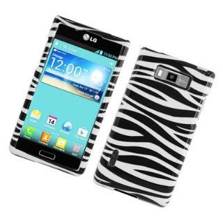 For LG Splendor US730 Snapshot Venice Hard GLOSSY Case Zebra Black and White 