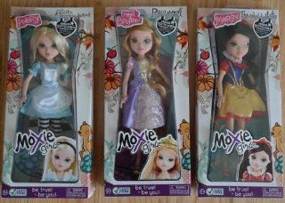Moxie Girlz Princess Doll Set Alice in Wonderland, Rapunzel and Snow White Toys & Games