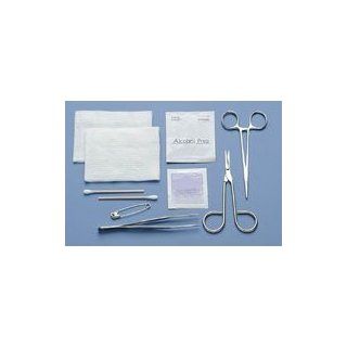31522200 PT# 753  Laceration Tray Adson Forceps Scissors Hemostat Sterile 20/Ca by, Busse Hospital Disposable  31522200 Industrial Products