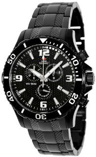 Swiss Precimax Men's SP13061 Tarsis Pro Black Dial Black Stainless Steel Band Watch Swiss Precimax Watches