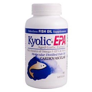Wakunaga   Kyolic, EPA, Aged Garlic Extract, Cardiovascular, 90 Softgels Health & Personal Care